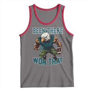 Been There Won That Fierce Football Graphic Tank Top Game Day Champions Sport Fans TS02 Deep Heather Red Print Your Wear