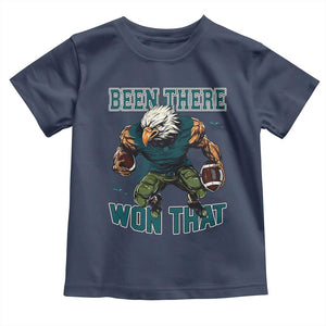 Been There Won That Fierce Football Graphic Toddler T Shirt Game Day Champions Sport Fans TS02 Navy Print Your Wear