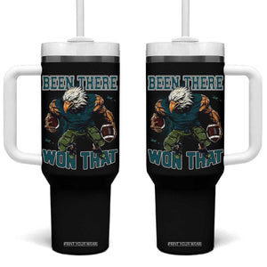 Been There Won That Fierce Football Graphic Tumbler With Handle Game Day Champions Sport Fans TS02 One Size: 40 oz Black Print Your Wear