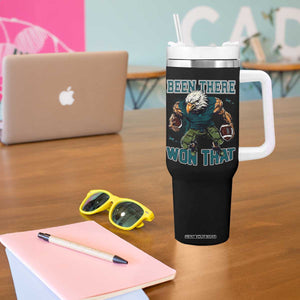 Been There Won That Fierce Football Graphic Tumbler With Handle Game Day Champions Sport Fans TS02 Print Your Wear