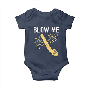 Funny Offensive Blow Me Baby Onesie Adult Humor Party Celebration TS02 Navy Print Your Wear