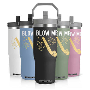 Funny Offensive Blow Me Flip Straw Tumbler Adult Humor Party Celebration TS02 Print Your Wear