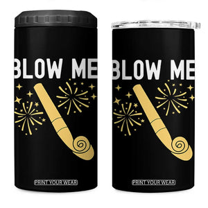 Funny Offensive Blow Me 4 in 1 Can Cooler Tumbler Adult Humor Party Celebration TS02 One Size: 16 oz Black Print Your Wear