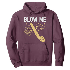 Funny Offensive Blow Me Hoodie Adult Humor Party Celebration TS02 Maroon Print Your Wear