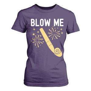 Funny Offensive Blow Me T Shirt For Women Adult Humor Party Celebration TS02 Purple Print Your Wear
