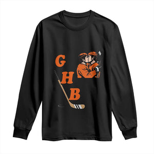 Yeah I Like GHB Gay Hockey Boys Long Sleeve Shirt LGBTQ Pride Hockey Fan TS02 Black Print Your Wear