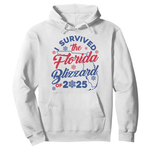 I Survived The Florida Blizzard Of 2025 Hoodie TS02 White Print Your Wear