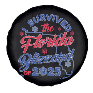 I Survived The Florida Blizzard Of 2025 Spare Tire Cover TS02 Print Your Wear