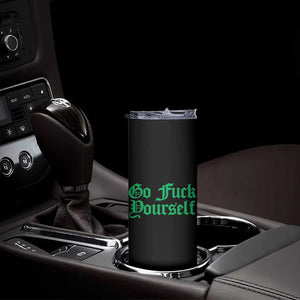 Fanone Officer Go F Yourself Skinny Tumbler Edgy Rebellious Attitude TS02 Print Your Wear