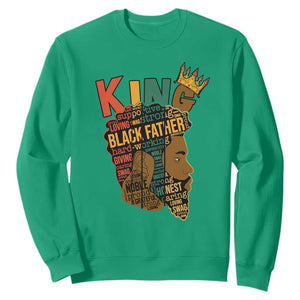 I Am Black History Sweatshirt Black King African American Mens TS02 Irish Green Printyourwear