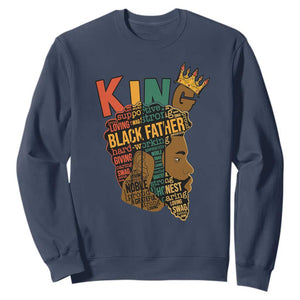 I Am Black History Sweatshirt Black King African American Mens TS02 Navy Printyourwear