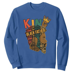 I Am Black History Sweatshirt Black King African American Mens TS02 Royal Blue Printyourwear