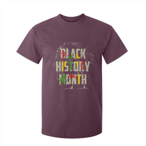 Black History Month T Shirt For Kid African American Pride TS02 Maroon Print Your Wear