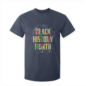 Black History Month T Shirt For Kid African American Pride TS02 Navy Print Your Wear