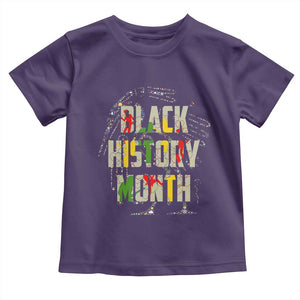 Black History Month Toddler T Shirt African American Pride TS02 Purple Print Your Wear