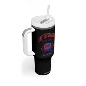 United States Hockey Champs 2026 Milan Italy Tumbler With Handle Patriotic USA Gold Medal Winter Games Fan TS02 Print Your Wear