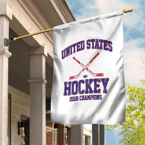 United States Hockey 2026 Champions Garden Flag Patriotic USA Ice Hockey Victory Fan TS02 Print Your Wear