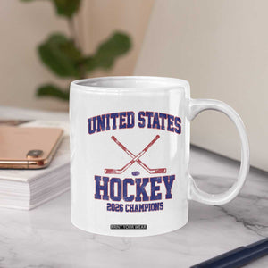 United States Hockey 2026 Champions Coffee Mug Patriotic USA Ice Hockey Victory Fan TS02 Print Your Wear