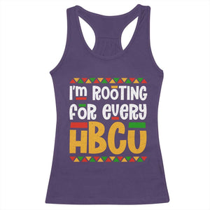 I’m Rooting for Every HBCU Racerback Tank Top Black Pride Support Alumni Students Culture Lovers TS02 Purple Print Your Wear