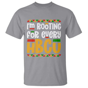 I’m Rooting for Every HBCU T Shirt Black Pride Support Alumni Students Culture Lovers TS02 Sport Gray Print Your Wear