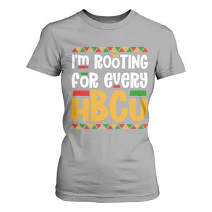 I’m Rooting for Every HBCU T Shirt For Women Black Pride Support Alumni Students Culture Lovers TS02 Sport Gray Print Your Wear