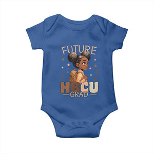 Future HBCU Grad Black Girl Baby Onesie College Bound Pride Black Excellence Supporters TS02 Royal Blue Print Your Wear