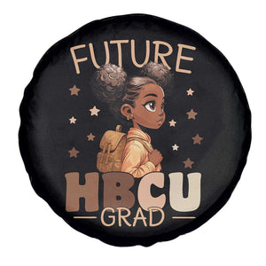 Future HBCU Grad Black Girl Spare Tire Cover College Bound Pride Black Excellence Supporters TS02 Print Your Wear