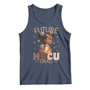 Future HBCU Grad Black Girl Tank Top College Bound Pride Black Excellence Supporters TS02 Navy Print Your Wear
