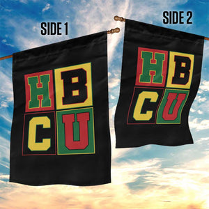 HBCU Block Letter Pride Graphic Garden Flag College Support Statement Black Excellence TS02 Print Your Wear