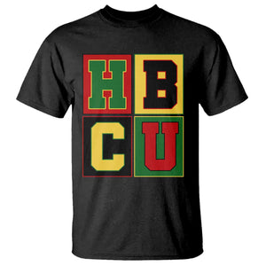 HBCU Block Letter Pride Graphic T Shirt College Support Statement Black Excellence TS02 Black Print Your Wear