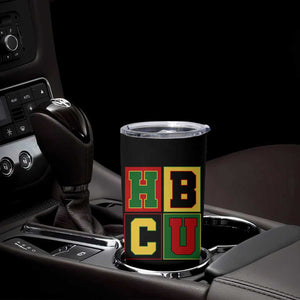 HBCU Block Letter Pride Graphic Tumbler Cup College Support Statement Black Excellence TS02 Print Your Wear