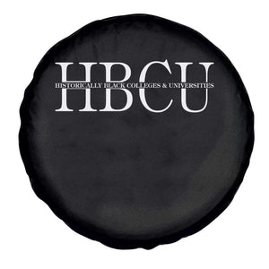 HBCU Pride Classic Statement Spare Tire Cover Minimalist Black Excellence and History TS02 Print Your Wear