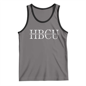HBCU Pride Classic Statement Tank Top Minimalist Black Excellence and History TS02 Deep Heather Black Print Your Wear