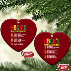 HBCUs Are Responsible For Black Excellence Ceramic Ornament Powerful Education Impact Statistics Pride TS02 Print Your Wear