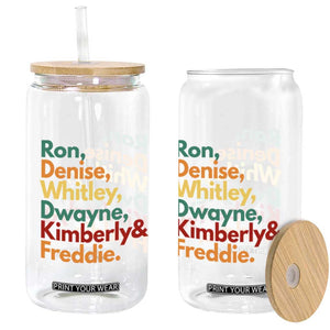 90s Black Sitcom HBCU Culture Tribute Glass Can Ron Denise Whitley Dwayne Kimberly Freddie TS02 Print Your Wear
