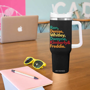 90s Black Sitcom HBCU Culture Tribute Tumbler With Handle Ron Denise Whitley Dwayne Kimberly Freddie TS02 Print Your Wear