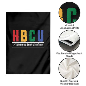 HBCU A History of Black Excellence Garden Flag College Pride Statement Celebrating African American Achievement TS02 Print Your Wear