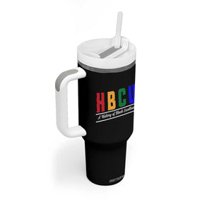HBCU A History of Black Excellence Tumbler With Handle College Pride Statement Celebrating African American Achievement TS02 Print Your Wear