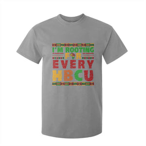 I’m Rooting for Every HBCU T Shirt For Kid Pan African Pride College Support Statement TS02 Sport Gray Print Your Wear