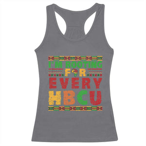 I’m Rooting for Every HBCU Racerback Tank Top Pan African Pride College Support Statement TS02 Charcoal Print Your Wear