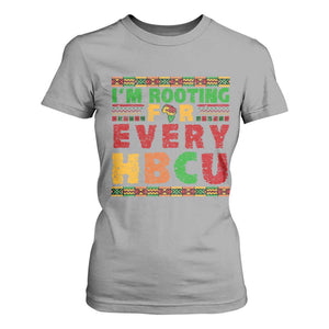 I’m Rooting for Every HBCU T Shirt For Women Pan African Pride College Support Statement TS02 Sport Gray Print Your Wear
