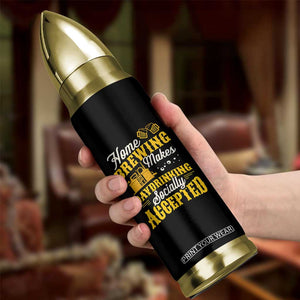 Funny Craft Crew Beer Homebrewers Bullet Tumbler Home Brewing Makes Day Drinking Socially Accepted Brewery Fans TS02 Print Your Wear