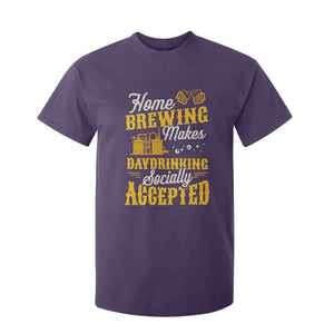 Funny Craft Crew Beer Homebrewers T Shirt For Kid Home Brewing Makes Day Drinking Socially Accepted Brewery Fans TS02 Purple Print Your Wear