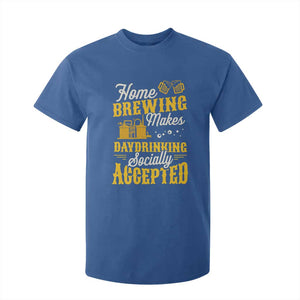 Funny Craft Crew Beer Homebrewers T Shirt For Kid Home Brewing Makes Day Drinking Socially Accepted Brewery Fans TS02 Royal Blue Print Your Wear