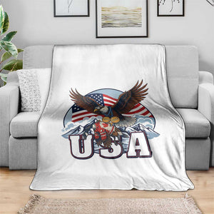 USA 1980 2026 American Eagle vs Canada Loon Throw Blanket Vintage Champs Retro Game Day Hockey Sports Fan TS02 Print Your Wear