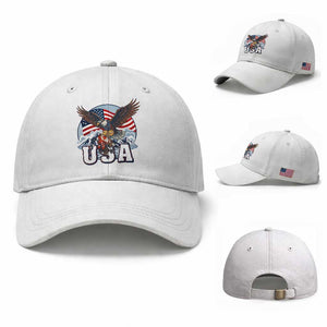 USA 1980 2026 American Eagle vs Canada Loon Baseball Cap Vintage Champs Retro Game Day Hockey Sports Fan TS02 Baseball Cap Universal Fit White Print Your Wear