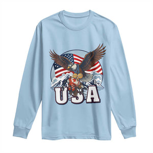 USA 1980 2026 American Eagle vs Canada Loon Long Sleeve Shirt Vintage Champs Retro Game Day Hockey Sports Fan TS02 Light Blue Print Your Wear