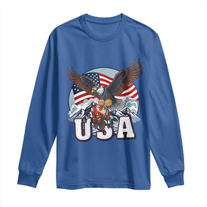 USA 1980 2026 American Eagle vs Canada Loon Long Sleeve Shirt Vintage Champs Retro Game Day Hockey Sports Fan TS02 Royal Blue Print Your Wear