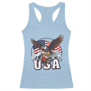 USA 1980 2026 American Eagle vs Canada Loon Racerback Tank Top Vintage Champs Retro Game Day Hockey Sports Fan TS02 Light Blue Print Your Wear