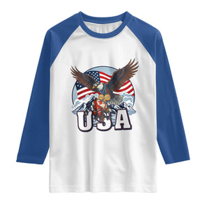 USA 1980 2026 American Eagle vs Canada Loon Raglan Shirt Vintage Champs Retro Game Day Hockey Sports Fan TS02 White Royal Print Your Wear